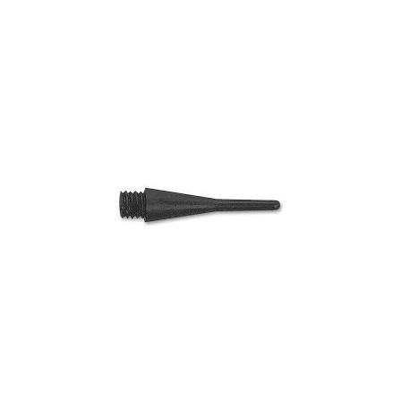 1000 Stück 1/4" rund schwarz 20 mm