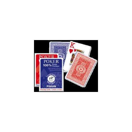 Pokerkarten 100 % Plastik