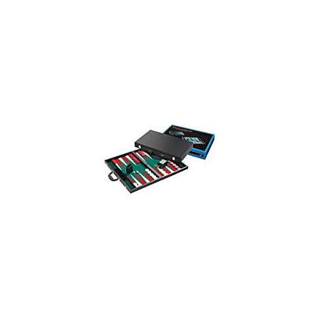 Backgammon im Lederkoffer