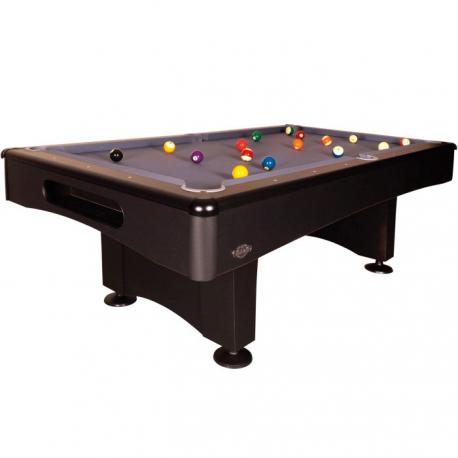 Pooltisch Elli 7ft, 8ft, 9ft schwarz, braun, mattschwarz
