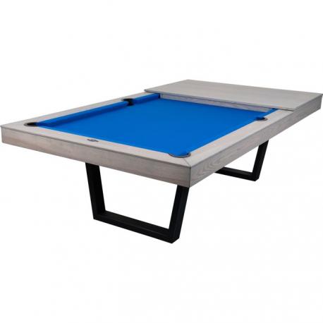 Pooltisch H inkl. Abdeckplatte 7ft, 8ft schwarz oder grau