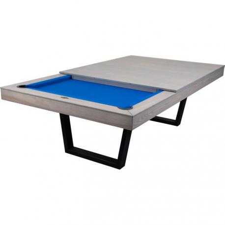 Pooltisch H inkl. Abdeckplatte 7ft, 8ft schwarz oder grau