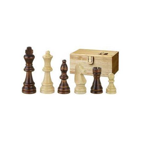 Schachfiguren in Holzbox KH76mm