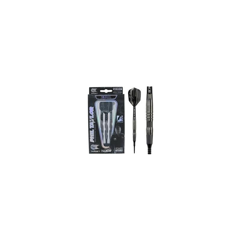 Phil Taylor Power 8 Zero Titanium Black 18g, 20g