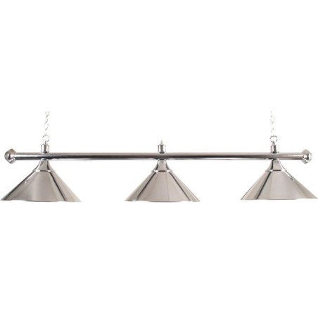 3-Flammige Billardlampe messing oder silber